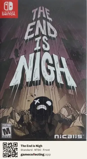 The End is Nigh Nintendo Switch, NTSC box front