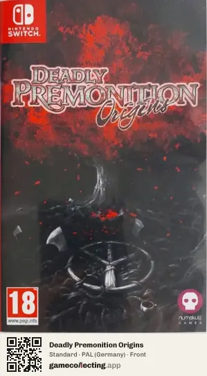 Deadly Premonition Origins Nintendo Switch, Germany box front