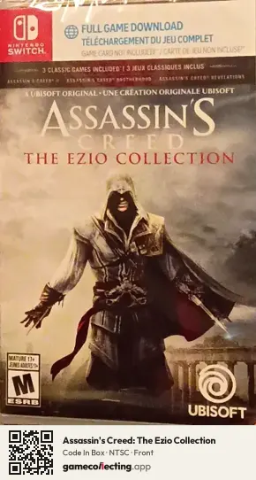 Assassin's Creed: The Ezio Collection Nintendo Switch, NTSC box front
