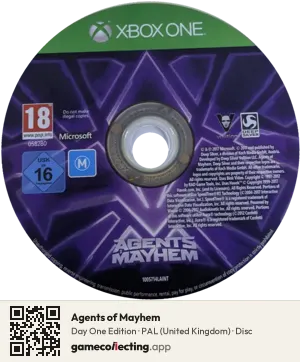 Agents of Mayhem Xbox One, PAL disc