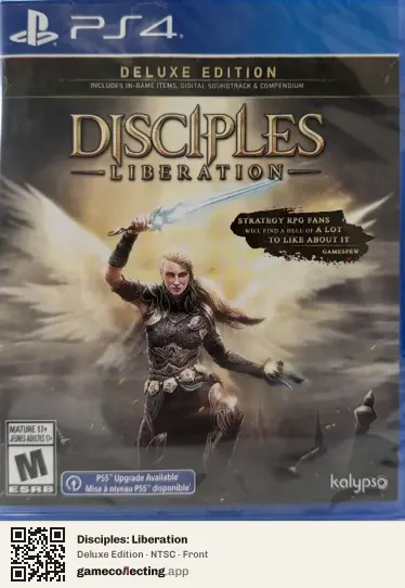 Disciples: Liberation PlayStation 4, NTSC box front