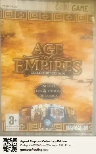 Age of Empires: Collector's Edition Computer, PAL box front