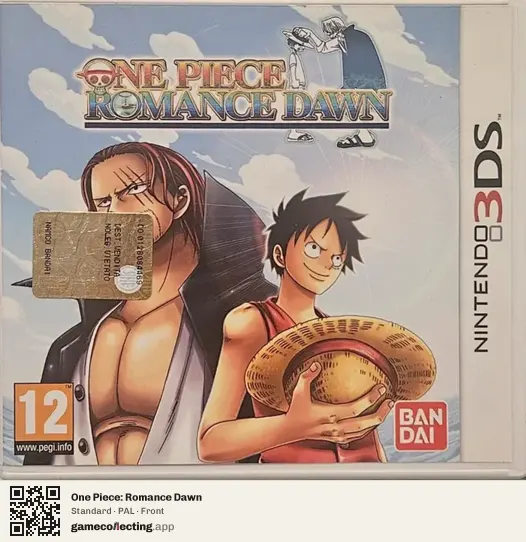 One Piece: Romance Dawn Nintendo 3DS, PAL box front