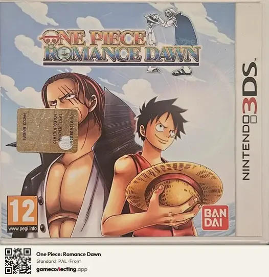 One Piece: Romance Dawn Nintendo 3DS, PAL box front