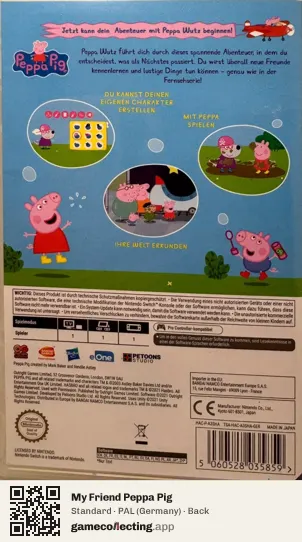 My Friend Peppa Pig Nintendo Switch, Germany box back