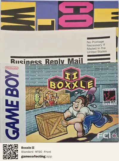 Boxxle II Game Boy, NTSC box front