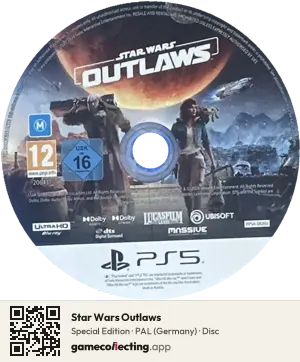 Star Wars Outlaws PlayStation 5, PAL disc