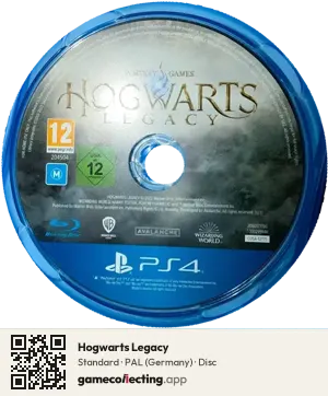 Hogwarts Legacy PlayStation 4, PAL disc