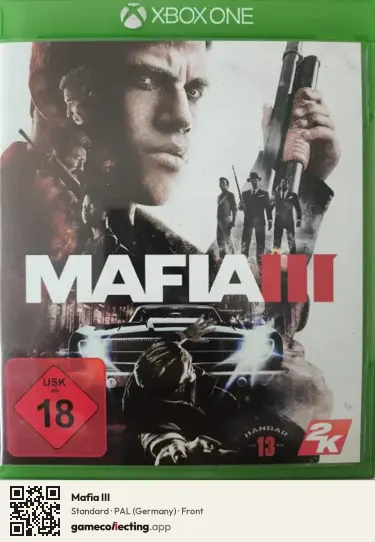 Mafia III Xbox One, Germany box front