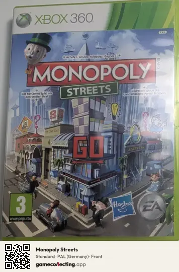 Monopoly Streets Xbox 360, Germany box front