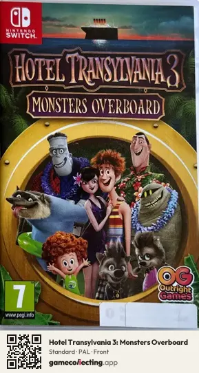 Hotel Transylvania 3: Monsters Overboard Nintendo Switch, PAL box front