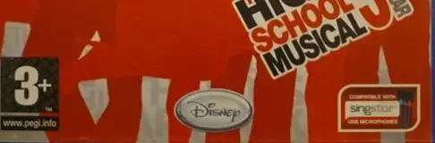 Disney Sing It: High School Musical 3: Senior Year, the PEGI square on its front