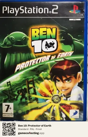 Ben 10: Protector of Earth PlayStation 2, PAL box front