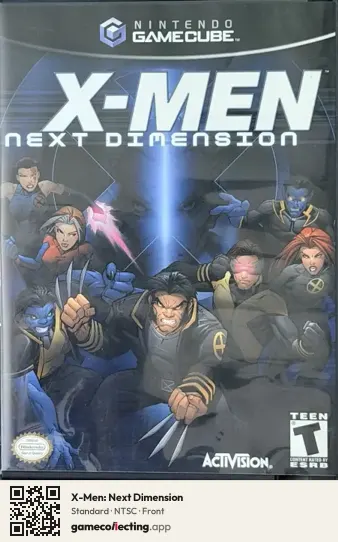 X-Men: Next Dimension Nintendo GameCube, NTSC box front