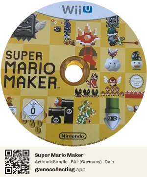Super Mario Maker Nintendo Wii U, PAL disc