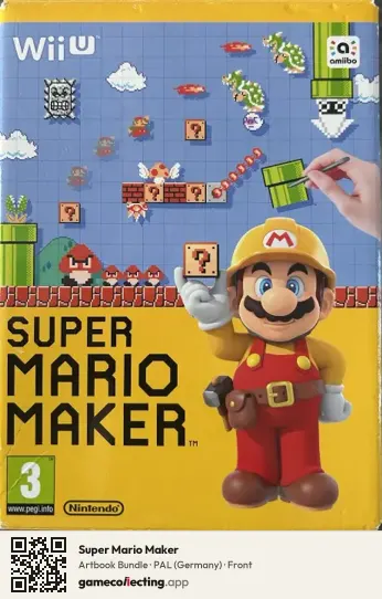 Super Mario Maker Nintendo Wii U, Germany box front