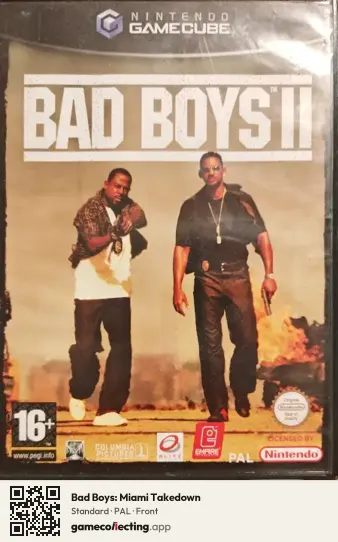 Bad Boys: Miami Takedown Nintendo GameCube, PAL box front
