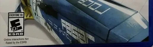 Wipeout Omega Collection, the ESRB box on its front