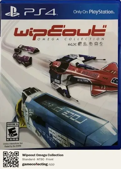 Wipeout Omega Collection PlayStation 4, NTSC box front
