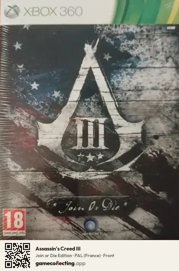 Assassin's Creed III Xbox 360, France box front