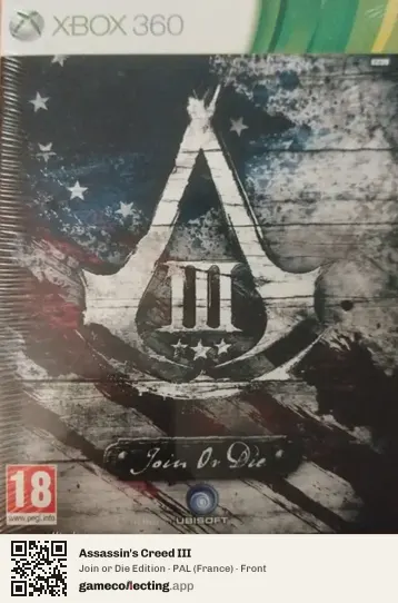 Assassin's Creed III Xbox 360, France box front