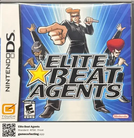 Elite Beat Agents Nintendo DS, NTSC box front