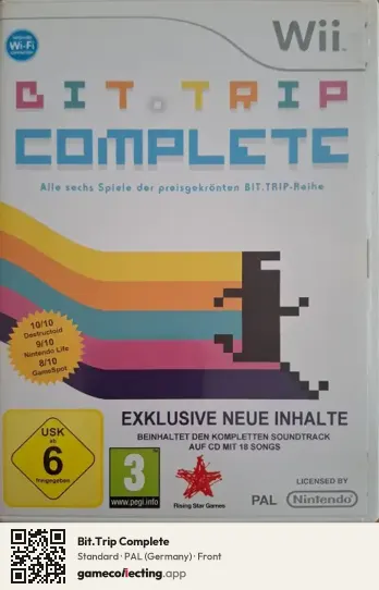 Bit.Trip Complete Nintendo Wii, Germany box front