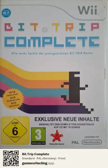 Bit.Trip Complete Nintendo Wii, Germany box front