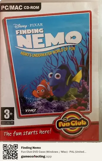 Finding Nemo Computer, United Kingdom box front