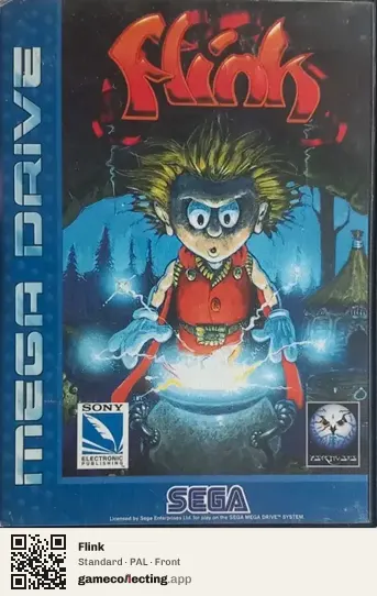 Flink Sega Mega Drive / Genesis, PAL box front