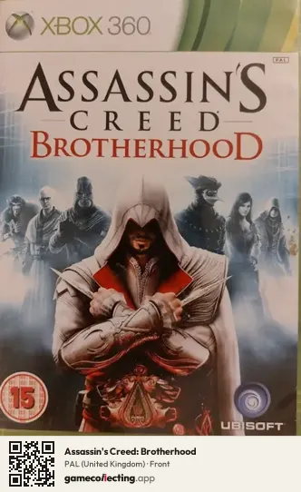 Assassin's Creed: Brotherhood Xbox 360, United Kingdom box front