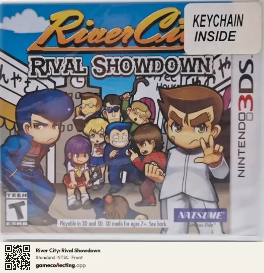 River City: Rival Showdown Nintendo 3DS, NTSC box front