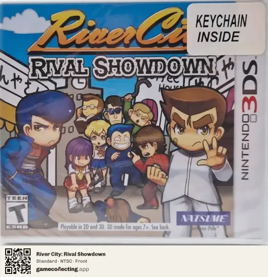 River City: Rival Showdown Nintendo 3DS, NTSC box front
