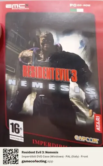 Resident Evil 3: Nemesis Computer, Italy box front