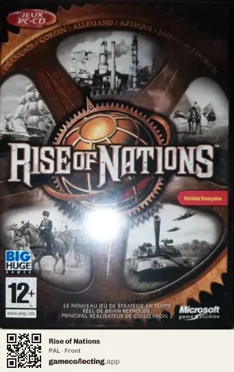 Rise of Nations Computer, PAL box front