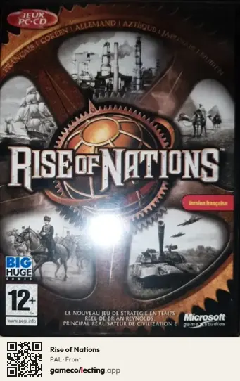 Rise of Nations Computer, PAL box front
