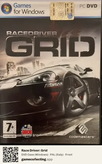 Race Driver: Grid Computer, Italy box front