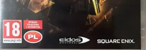 Deus Ex: Human Revolution, the PEGI square on its front