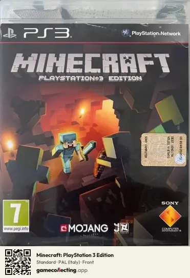 Minecraft: PlayStation 3 Edition PlayStation 3, Italy box front