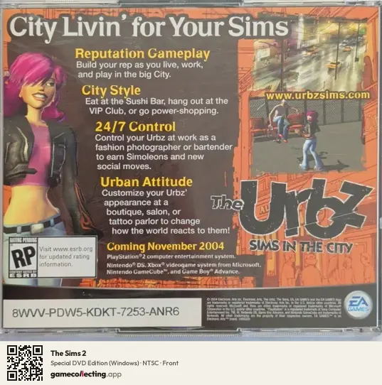 The Sims 2 Computer, NTSC box front