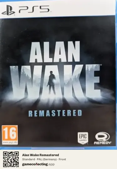 Alan Wake Remastered PlayStation 5, Germany box front