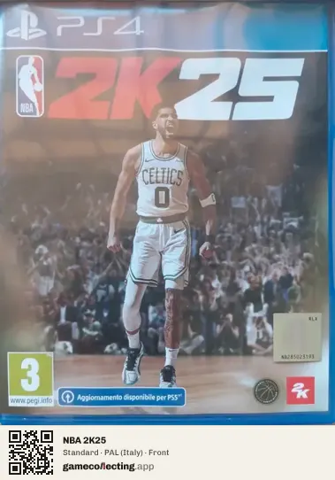 NBA 2K25 PlayStation 4, Italy box front