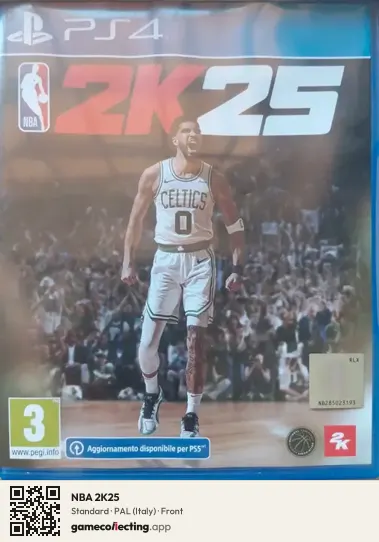 NBA 2K25 PlayStation 4, Italy box front