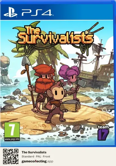 The Survivalists PlayStation 4, PAL box front