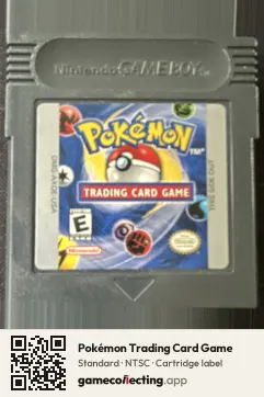 Pokémon Trading Card Game Game Boy Color, NTSC cartridge label