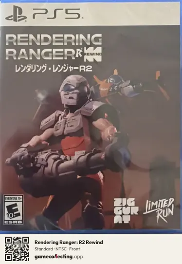 Rendering Ranger: R2 Rewind PlayStation 5, NTSC box front