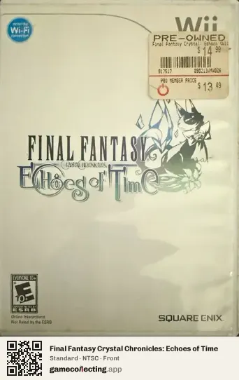 Final Fantasy Crystal Chronicles: Echoes of Time Nintendo Wii, NTSC box front