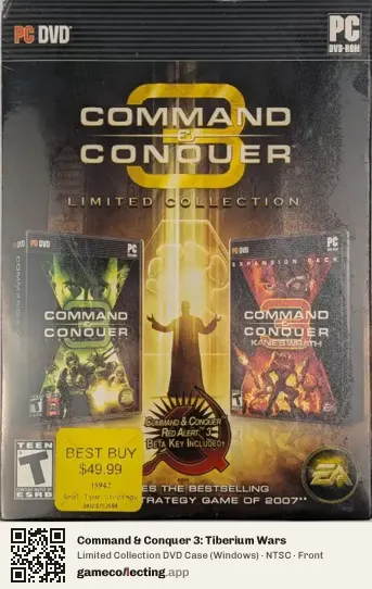 Command & Conquer 3: Tiberium Wars Computer, NTSC box front