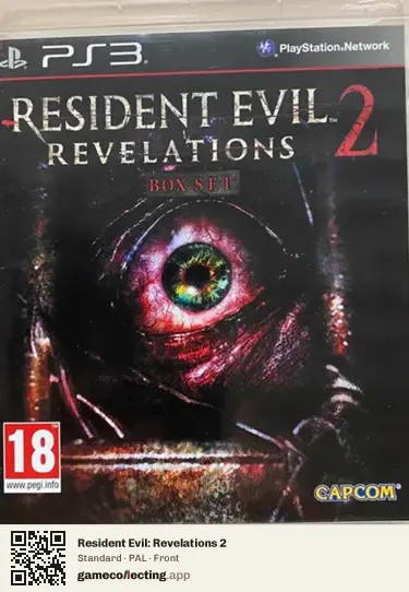 Resident Evil: Revelations 2 PlayStation 3, PAL box front