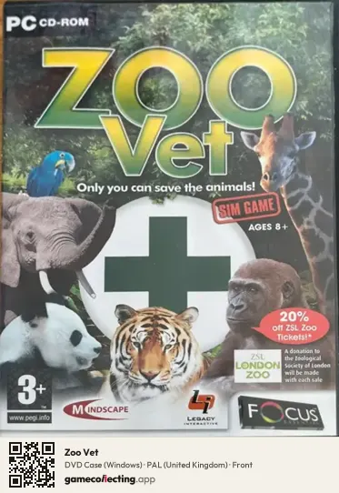 Zoo Vet Computer, United Kingdom box front